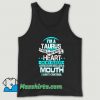 Classic I Am A Taurus All Over Heart Tank Top