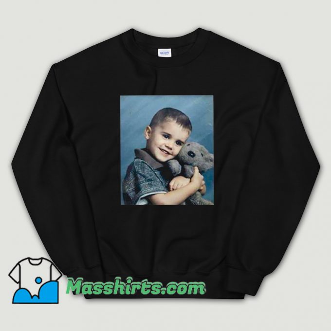 Justin Bieber Hug Bear Sweatshirt