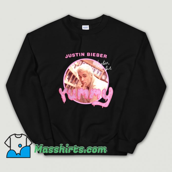 Cheap Justin Bieber Yummy Signature Sweatshirt