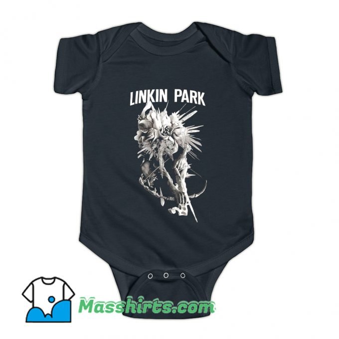 Linkin Park Noir Dark Flower Baby Onesie