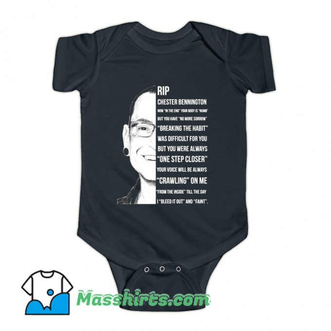 Linkin Park Rip Chester Bennington Baby Onesie