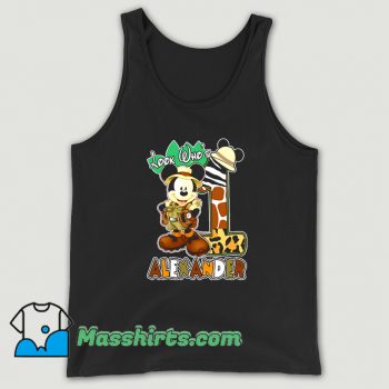 Look Who Mickey Birthday Safari Tank Top