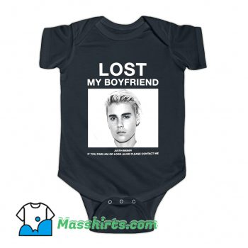 Lost My Boyfriend Justin Bieber Baby Onesie