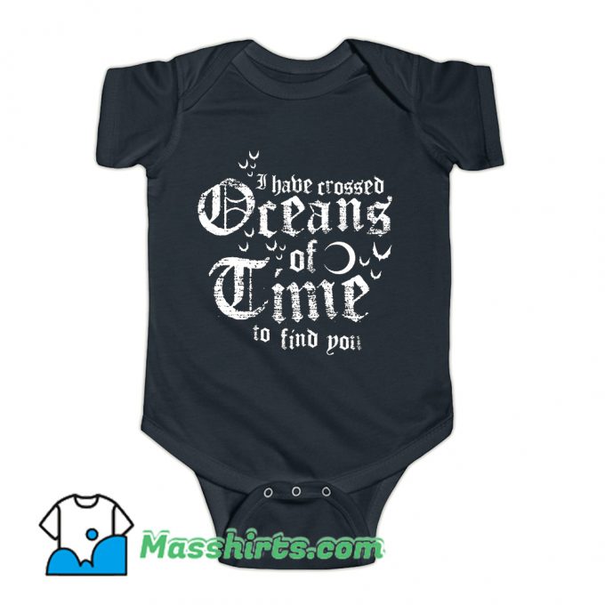 Oceans Of Time Baby Onesie