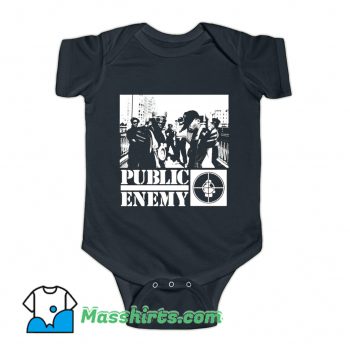 Public Enemy Chuck D Rapper Baby Onesie