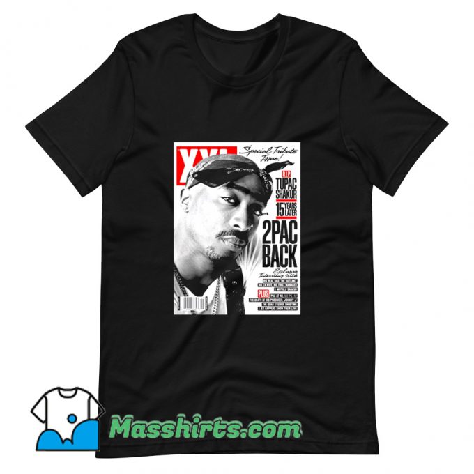 Funny Rap Tupac Shakur Cover Mag T Shirt Design
