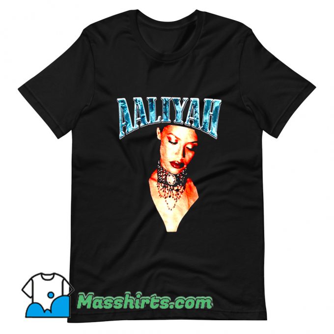 Retro 90s Aaliyah American Music T Shirt Design