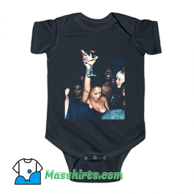 RihannaRihanna Night Club Party Baby Onesie Night Club Party