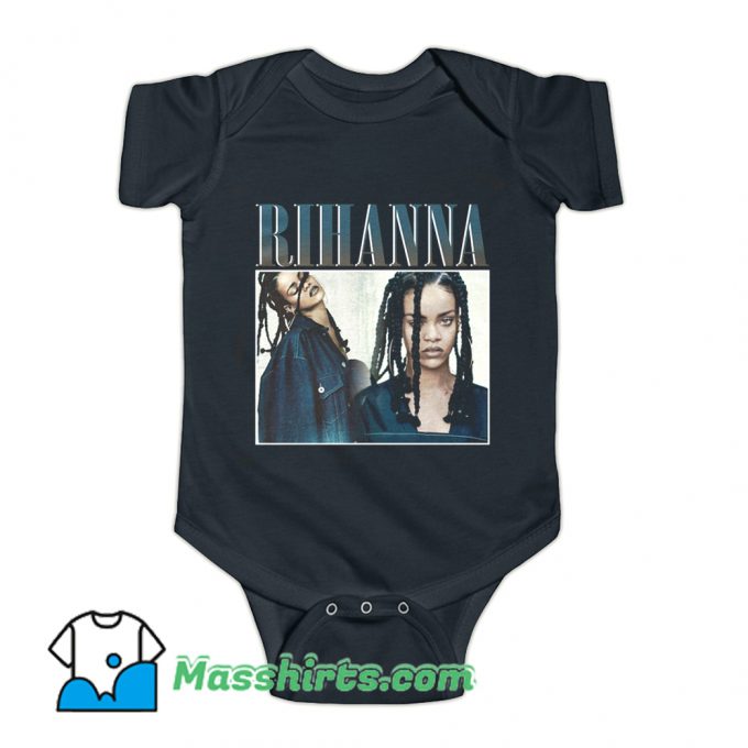 Rihanna Rap Hip Hop 90s Baby Onesie