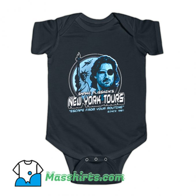 Snake Plissken Ny Tours Baby Onesie