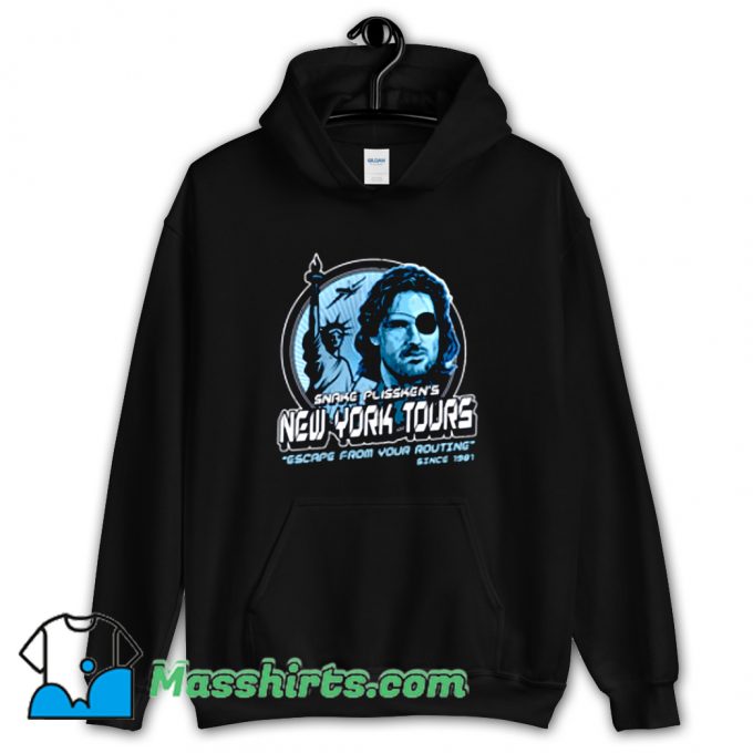 Snake Plissken Ny Tours Hoodie Streetwear