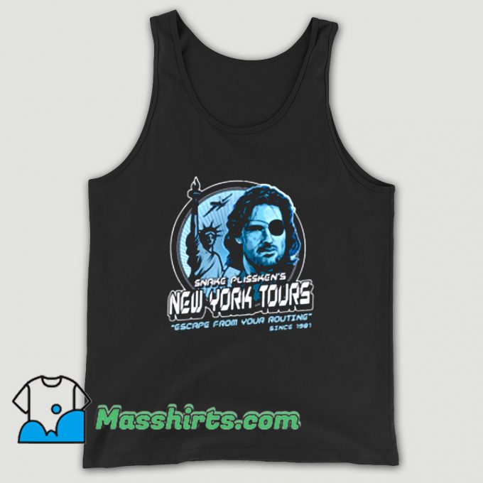 Snake Plissken Ny Tours Tank Top