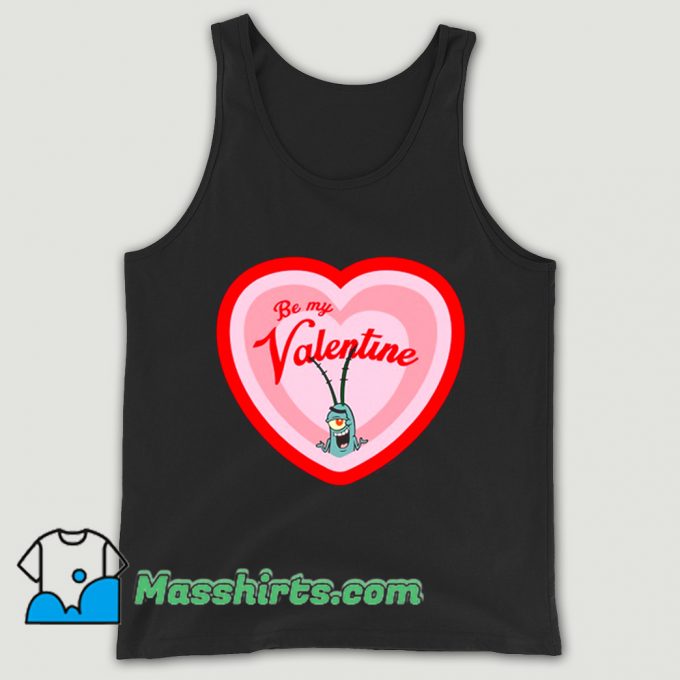 Spongebob Plankton Be My Valentine Tank Top