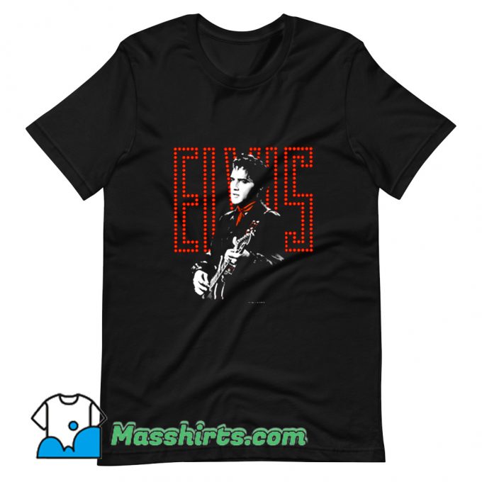 Toddler Red Guitarman Elvis Presley T Shirt Design