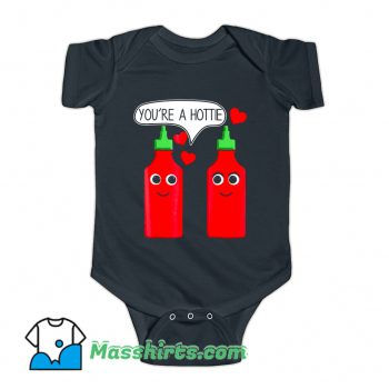 Valentine Day You’re A Hottie Baby Onesie