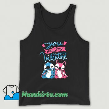 Awesome You Are My Valentine Stitch Tank Top
