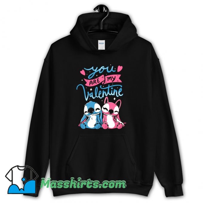 Cute You Are My Valentine Stitch Hoodie Streetwear