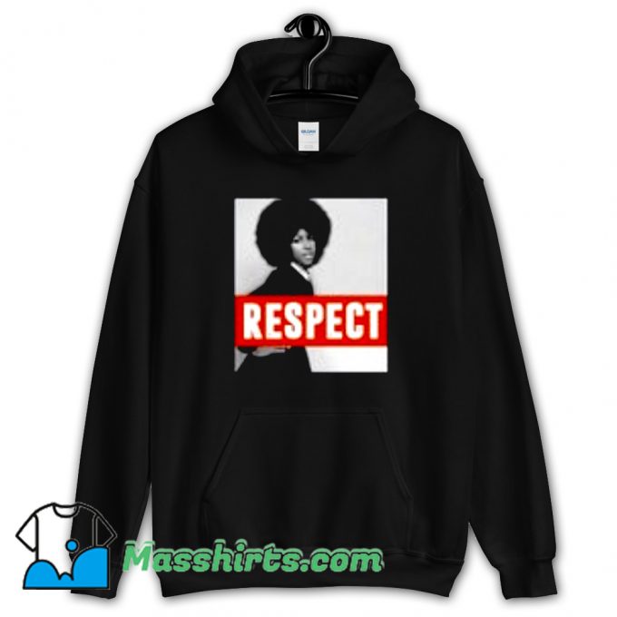 Aretha Franklin Respect Natural Hair Hoodie Streetwear