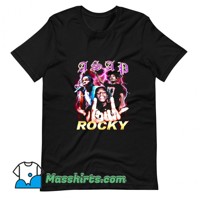 Asap Rocky Retro 90s T Shirt Design