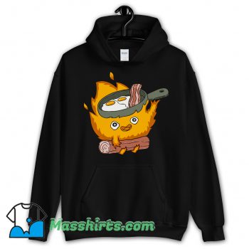 Original Baby Calcifer Cook Eggs and Meat Hoodie Streetwear