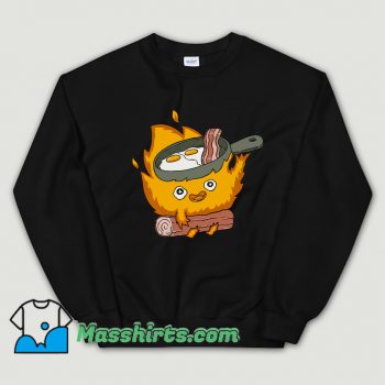 Baby Calcifer Cook Eggs and Meat Sweatshirt