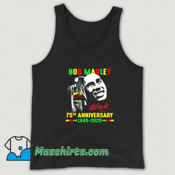 Vintage Bob Marley 75Th Anniversary Tank Top