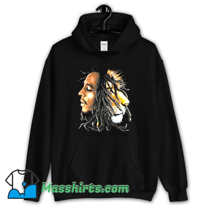 Bob Marley Lion Profile Hoodie Streetwear