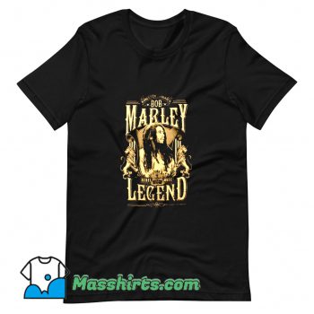 Bob Marley Rond Rebel Legend T Shirt Design