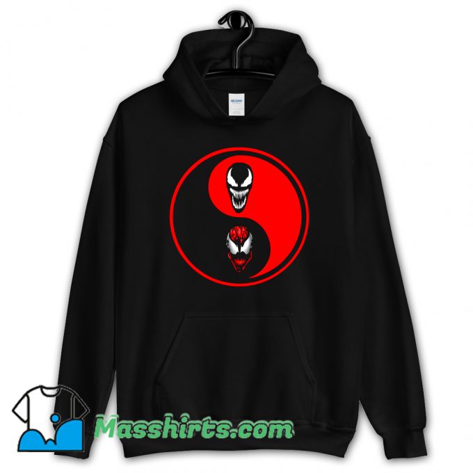 Classic Carnage Venom Ying Yang Hoodie Streetwear