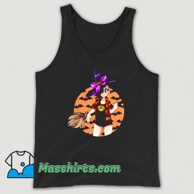 Vintage Cassie Witch Happy Halloween Tank Top