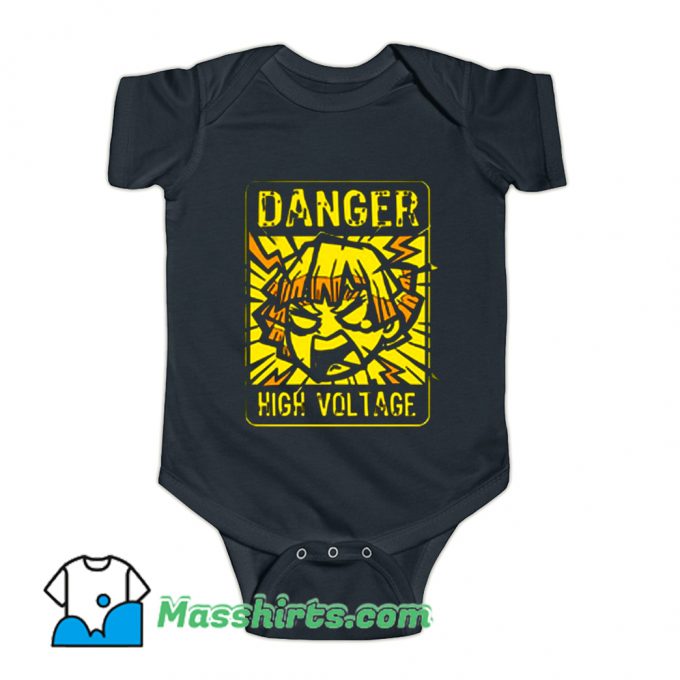 Danger Demon Anime Lighting Slay Baby Onesie