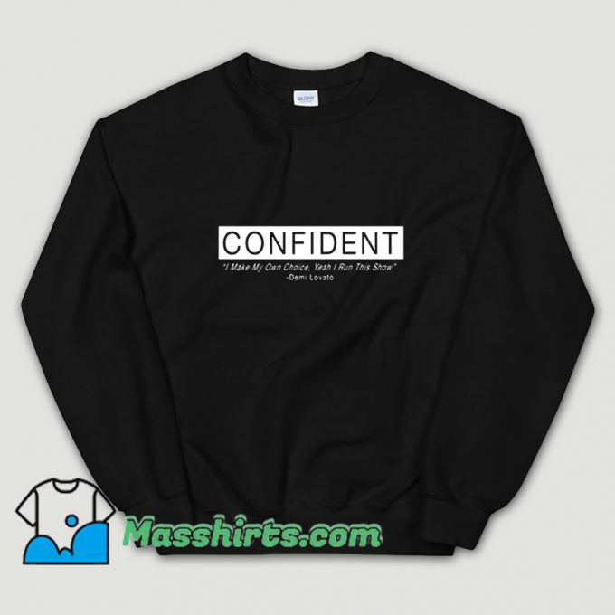 Cool Demi Lovato Confident Album Sweatshirt