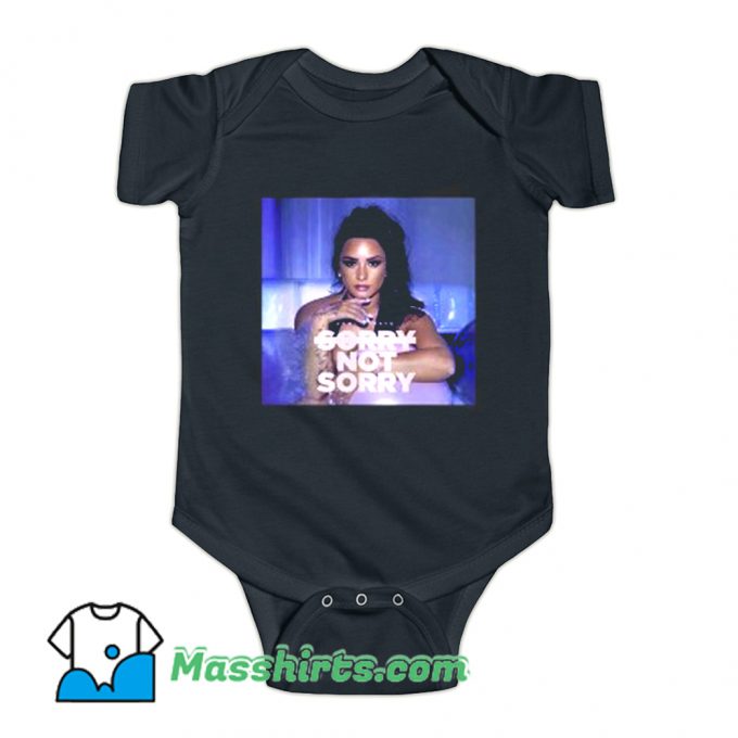 Demi Lovato Sorry Not Sorry Music Baby Onesie