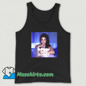 Demi Lovato Sorry Not Sorry Music Tank Top On Sale