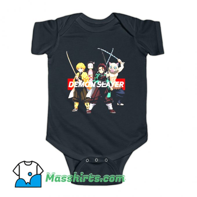 Demon Slayer Kimetsu Anime Merch Baby Onesie