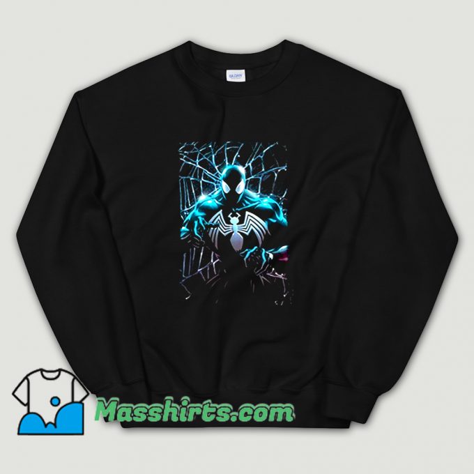 Gleaming Venom Spider Man Marvel Sweatshirt