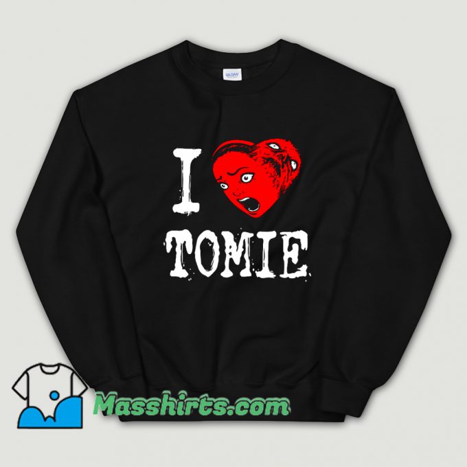 I Heart Tomie Love Anime Sweatshirt