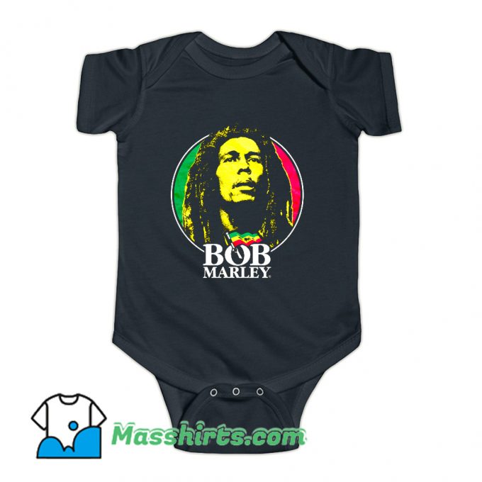 Jamaican Singer Bob Marley Baby Onesie