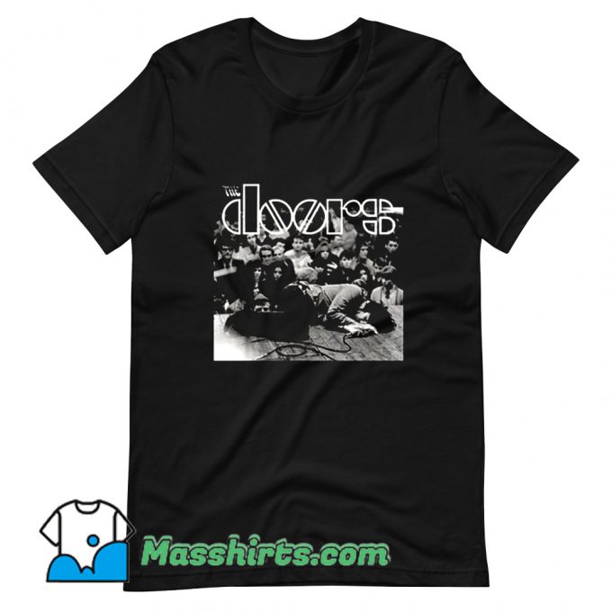 Cheap Jim Morrison Laying The Doors T Shirt Design