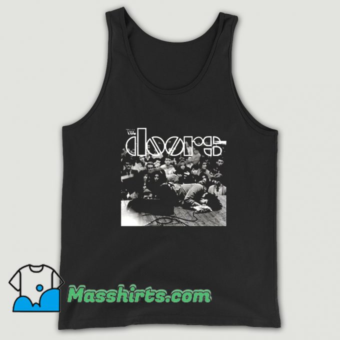 Jim Morrison Laying The Doors Tank Top