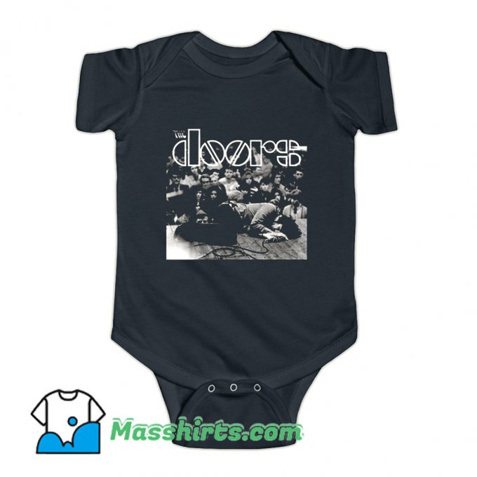 Jim Morrison Laying The Doors Baby Onesie