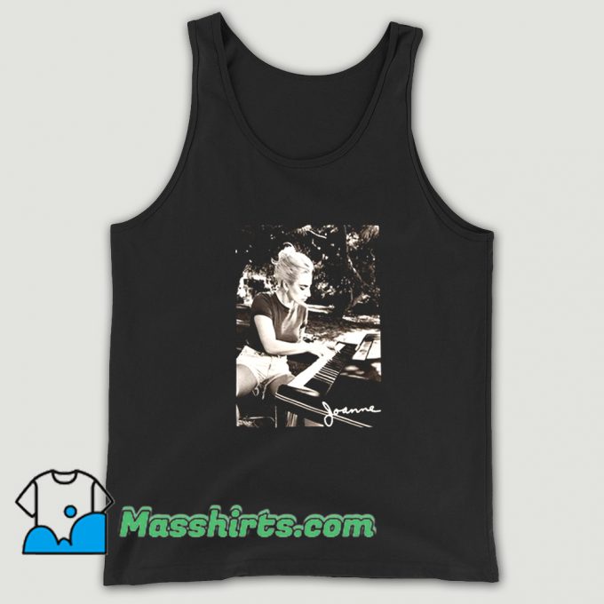 Lady Gaga Joanne Piano Tank Top