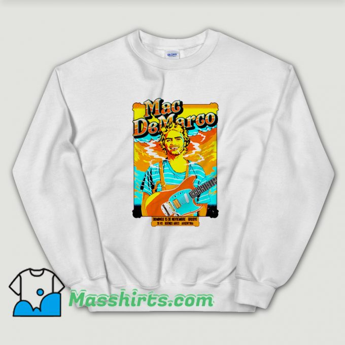 Mac DeMarco Concert Poster Sweatshirt