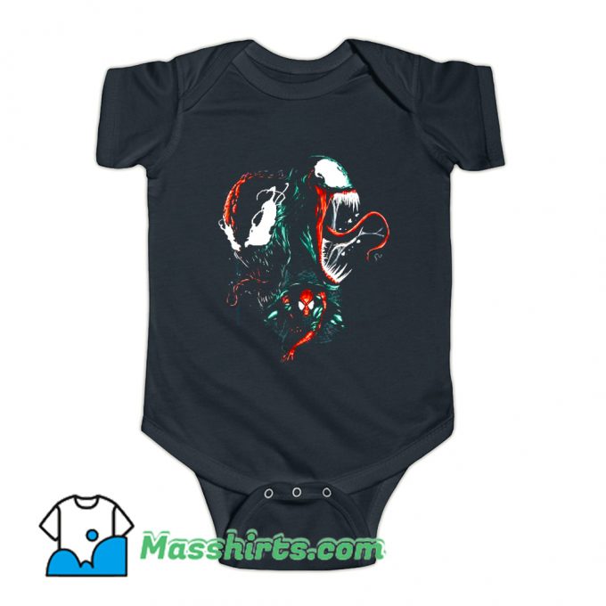 Marvel Spider Man Venom Baby Onesie On Sale