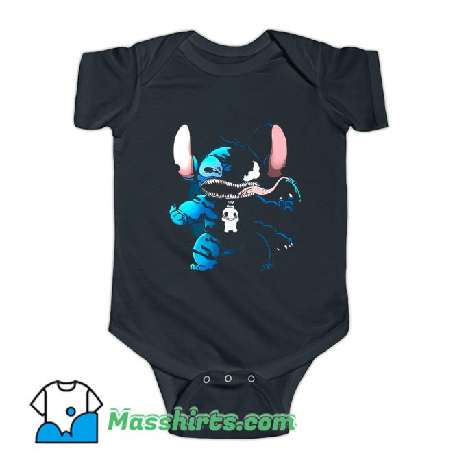 Marvel Superhero Venom Stitch Baby Onesie