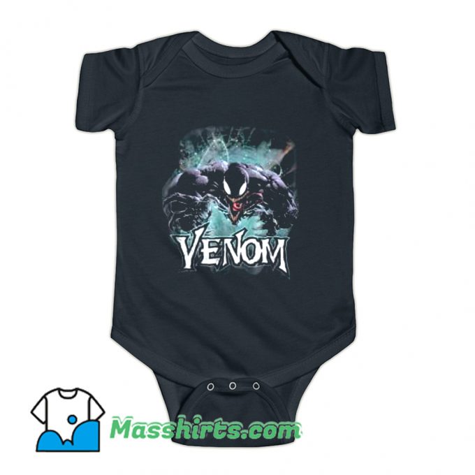 Marvel Venom From Down Under Face To Face Baby Onesie