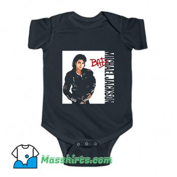 Michael Jackson Bad Singer Baby Onesie