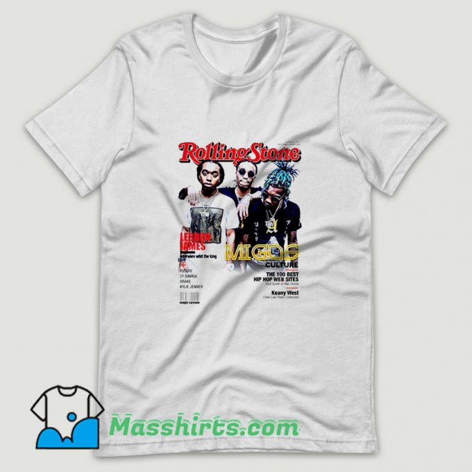 Original Migos Rolling Stones Cover T Shirt Design