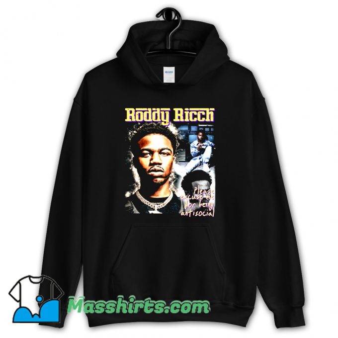 Please Being Antisocial Roddy Ricch Hoodie Streetwear