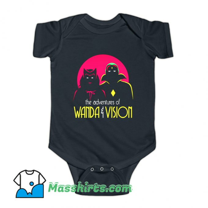 The Adventures Of Wandavision Superhero Baby Onesie